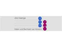 Tablet Screenshot of drei-klaenge.de